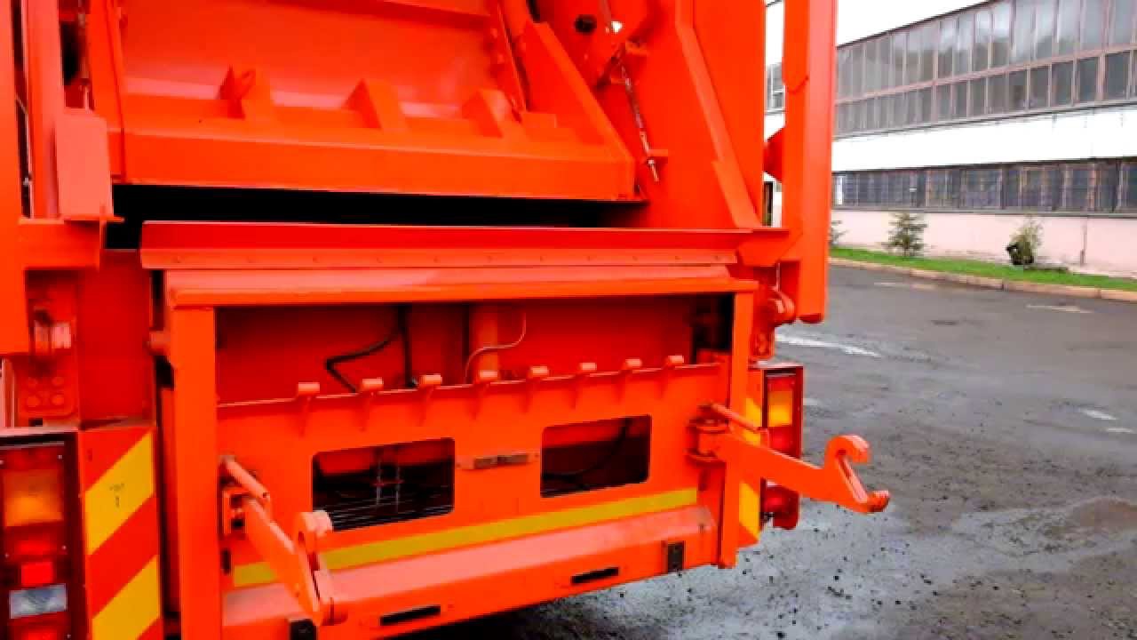 Мусоровоз с задней механической загрузкой КО-427-90 на шасси МАЗ