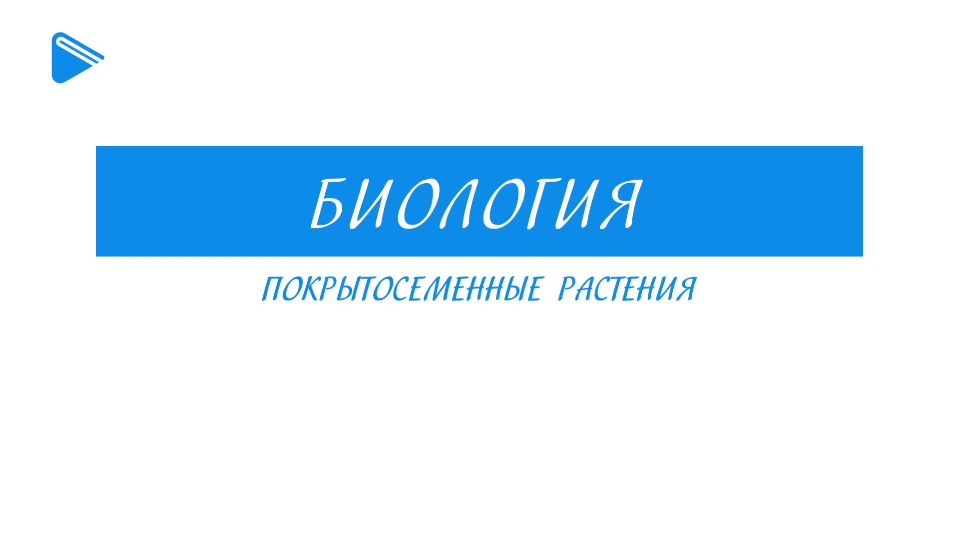Покрытосеменные растения