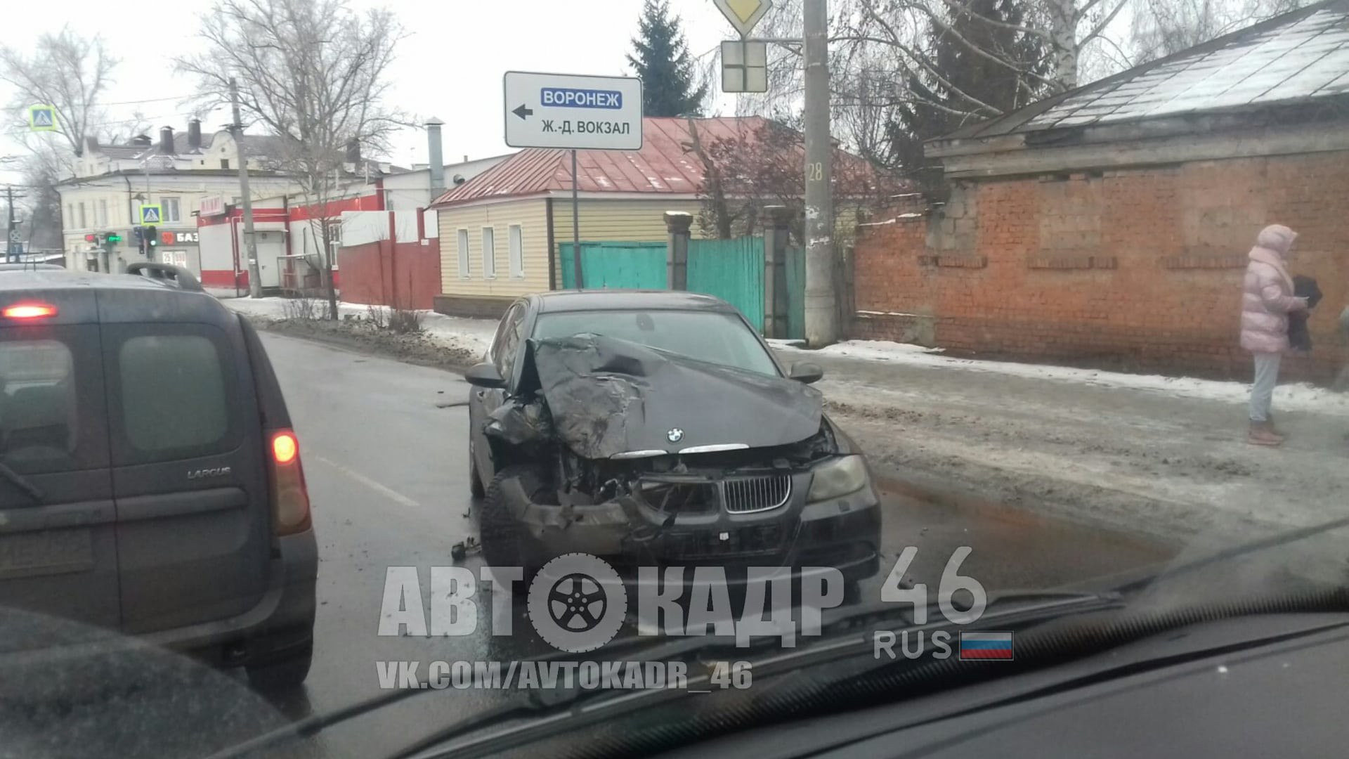 В Курске сняли на видео эпичный полет 